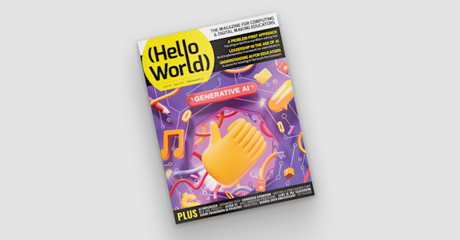 Cover of Hello World issue 25.